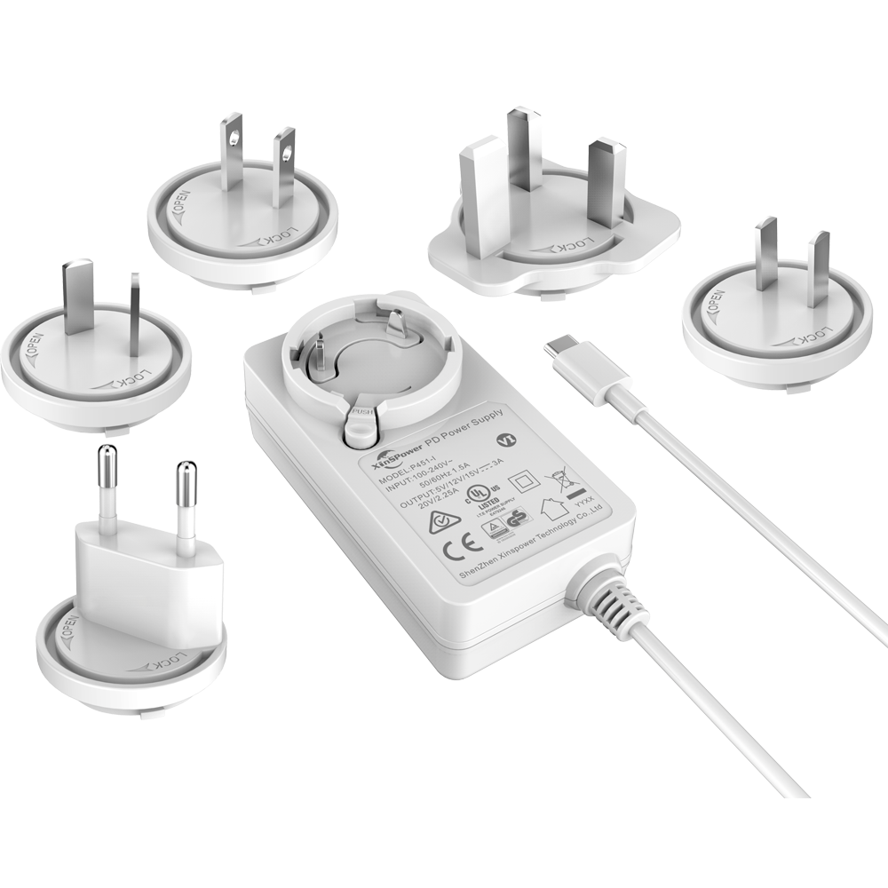 PD45W Interchangeable power adapter