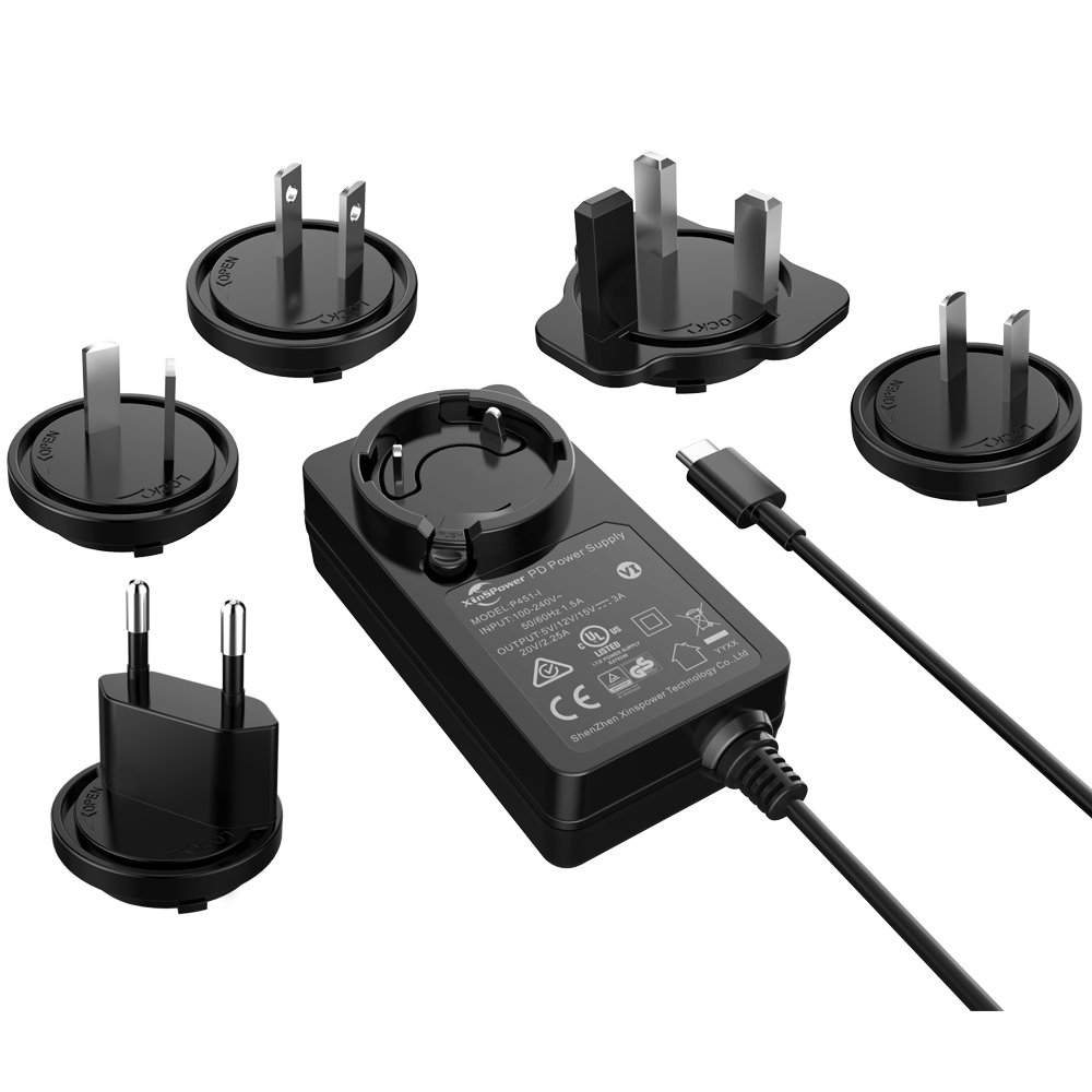 PD45W Interchangeable power adapter