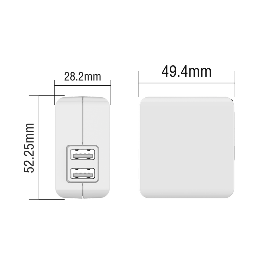 5V 4.8A 雙USB充電器